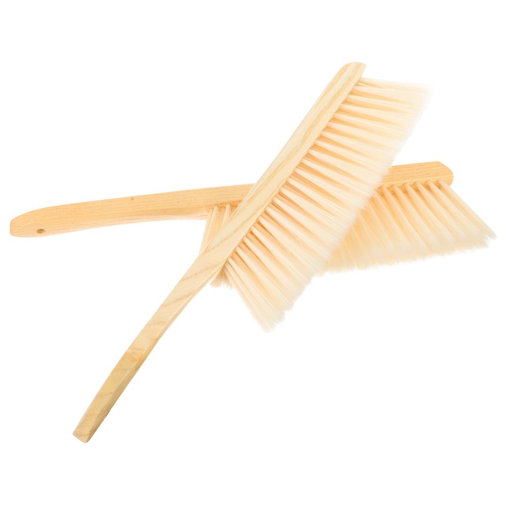 Ipetboom 2pcs Soft Bristle Dusting Brush with Wood Handle for Cleaning of Lampshades Furniture and Household Surfaces Portable and Lightweight Design