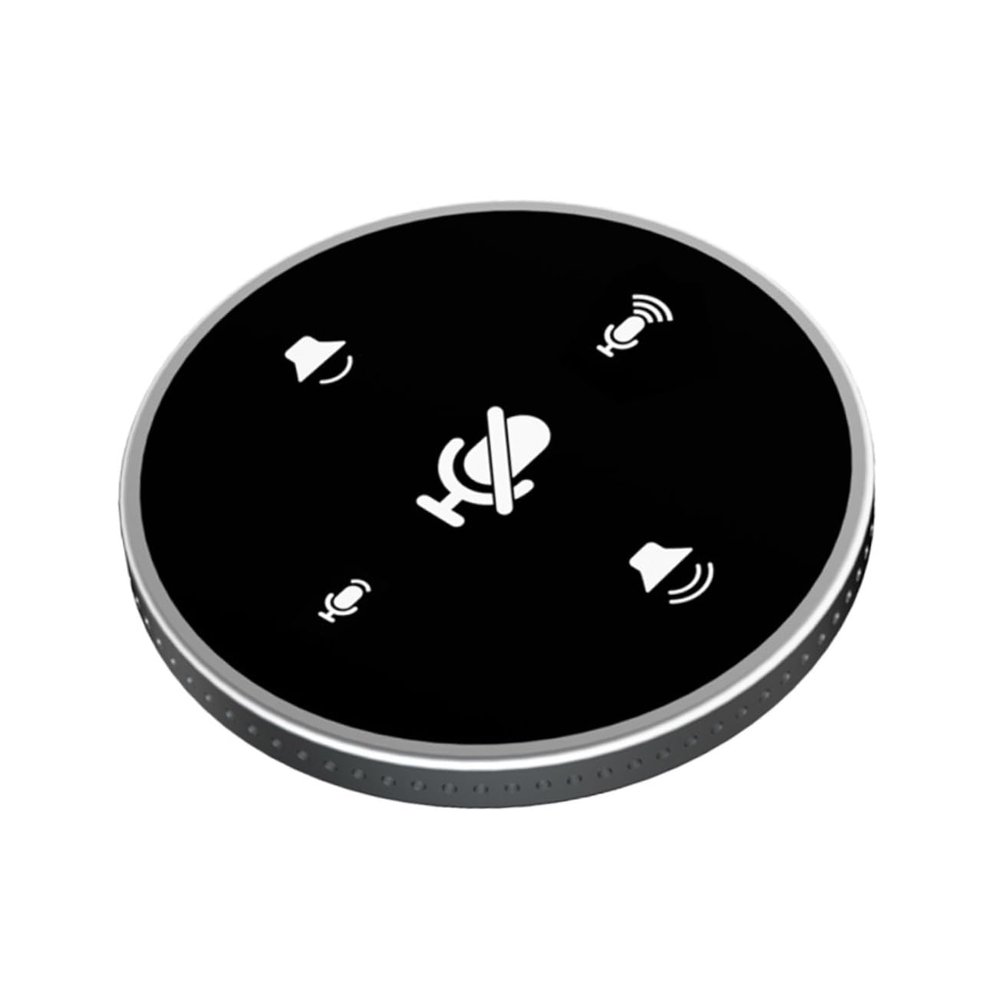ifundom Omnidirectional USB Microphone for Video Conferencing Streaming and Gaming Compact Desktop Mic Mute Button for Easy Use and Audio for Online Meetings and Voice Chats