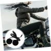 SOESFOUFU Motorcycle Headset with Ergonomic Design Voice-Guided Navigation and Calling Compatible with Helmets for Comfortable Long Rides view 3