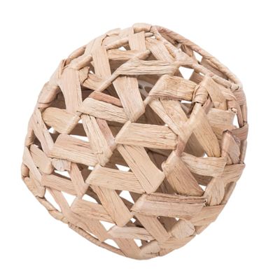 QUMIIRITY Handwoven Woven Lampshade for Light Fixtures Rustic Dried Hyacinth Pendant Light Cover Easy to Install Natural Home Decor for Table Wall and Ceiling Lighting