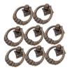 QUMIIRITY 8pcs Round Drawer Pull Handles Metal Cabinet Knobs for Jewelry Boxes Smooth Ergonomic Design Vintage Style for Home Furniture Easy to Install Durable and Practical view 1