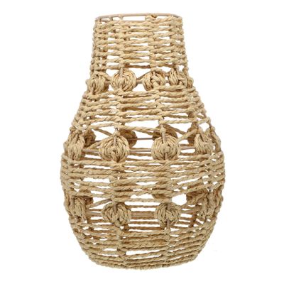 Homoyoyo Woven Hanging Lamp Shade Replacement for Rustic Farmhouse Decor Compatible Pendant Light Shade Easy to Install Boho Ceiling Light Fixture Creates Warm Atmosphere