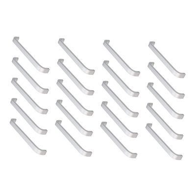 IWOWHERO 20pcs Satin Knobs Aluminum Handle Furniture Handles Wardrobe Pulls Cabinet Knobs