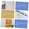 IWOWHERO 20pcs Satin Knobs Aluminum Handle Furniture Handles Wardrobe Pulls Cabinet Knobs view 2