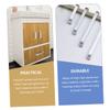 IWOWHERO 20pcs Satin Knobs Aluminum Handle Furniture Handles Wardrobe Pulls Cabinet Knobs view 4