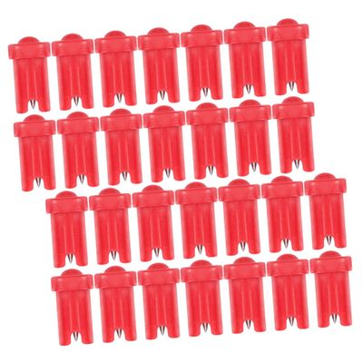 100pcs Anti-blocking Glue Bottle Nozzles with Plastic Needle