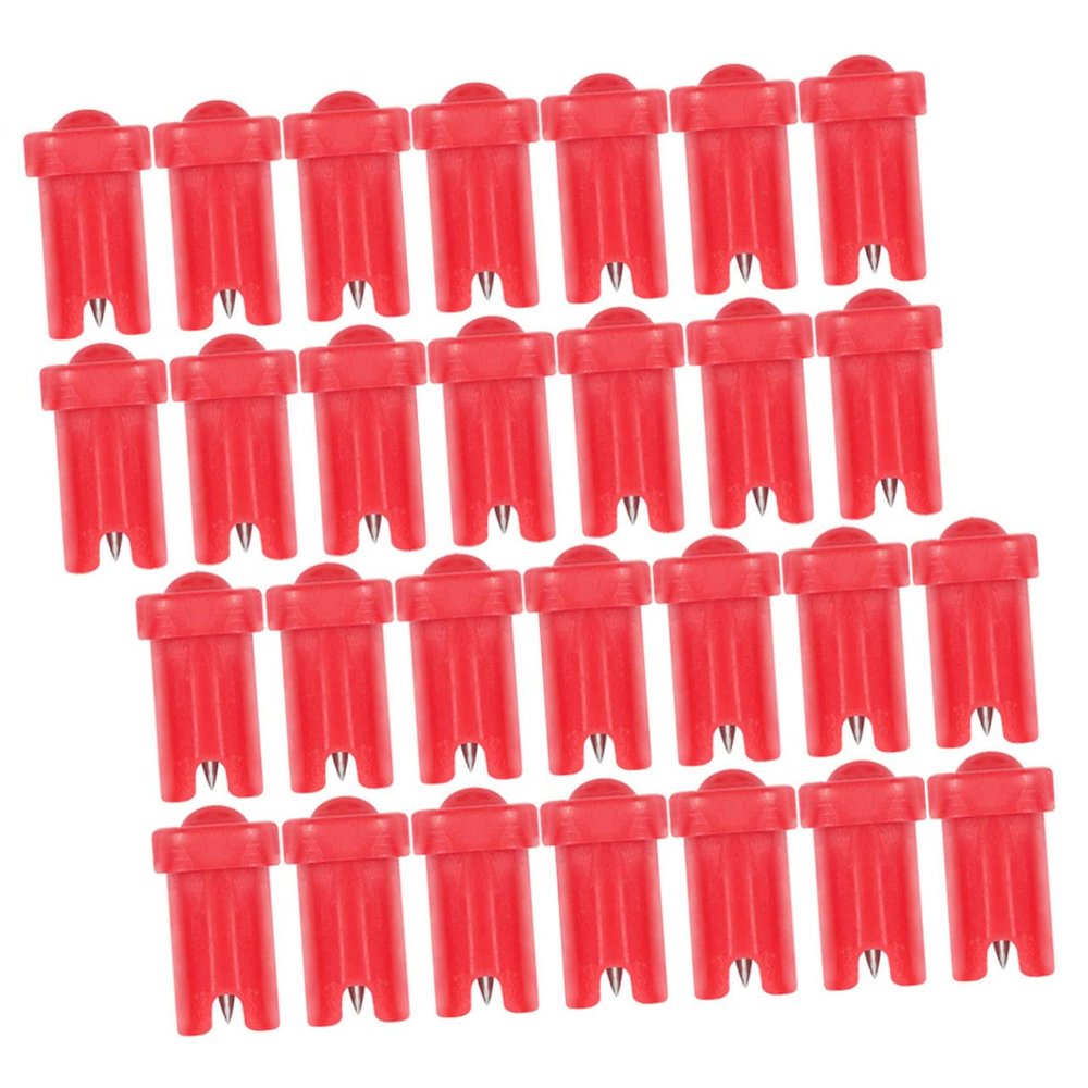 100pcs Anti-blocking Glue Bottle Nozzles with Plastic Needle