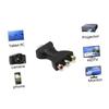 CAXUSD Av Converter Quick Install Adapter No Software Black Universal A/v Adapter view 2