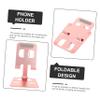 SECFOU Foldable Phone Holder Stand Desktop Bracket for Tablets Smartphones Durable Aluminum Alloy Portable Design with Anti-Skid Base for Home Office Use view 4