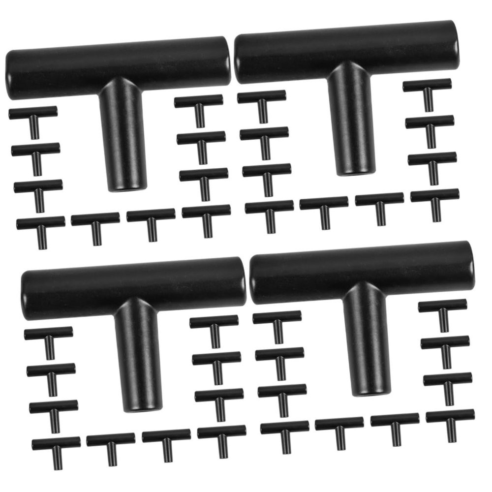 ARTIBETTER 120pcs Pull Knobs Modern Minimalist Cabinet Handles for Dressers Wardrobe and Furniture Easy to Install Matte Finish