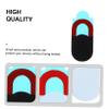 SECFOU 6pcs Webcam Cover Mobile Phone Laptop Camera Privacy Protection Black White Hacking Compact Easy to Use for Enhanced Security view 4