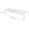 ARTIBETTER Metal Monitor Riser with Mesh Design Computer Stand for Home Office Strong Abrasion Deformation Resistance Compact Transparent Finish view 2