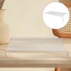 ARTIBETTER Metal Monitor Riser with Mesh Design Computer Stand for Home Office Strong Abrasion Deformation Resistance Compact Transparent Finish view 3