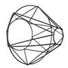 BCOATH Hollow Iron Wire Lamp Shade Elegant Decorative Mesh Design for Ceiling Light Fixtures Softens Light Easy to Install for Home Decor and Ambient Lighting view 1
