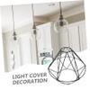 BCOATH Hollow Iron Wire Lamp Shade Elegant Decorative Mesh Design for Ceiling Light Fixtures Softens Light Easy to Install for Home Decor and Ambient Lighting view 4