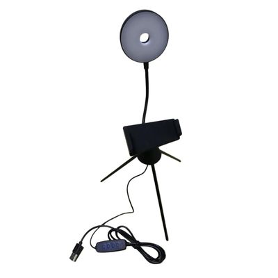CHILDWEET 1pc Led Fill Light with Tripod Phone Holder Color Modes for Video Recording Live Streaming Photography Easy Scenarios