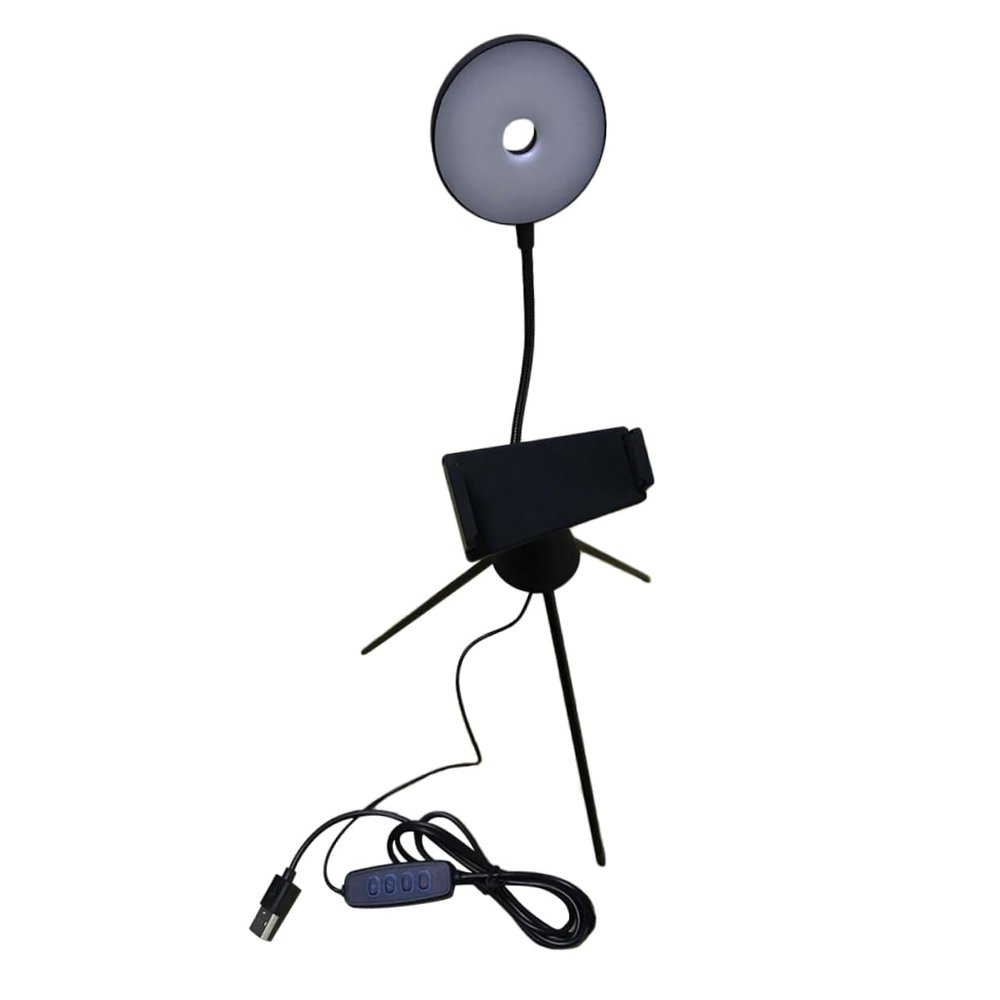 CHILDWEET 1pc Led Fill Light with Tripod Phone Holder Color Modes for Video Recording Live Streaming Photography Easy Scenarios