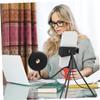 CHILDWEET 1pc Led Fill Light with Tripod Phone Holder Color Modes for Video Recording Live Streaming Photography Easy Scenarios view 2