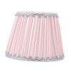 BUTIFULSIC Decorative Cloth Lamp Shade Pleated Design Easy Self-assembly Diffuse Lighting for Home for Living Room and Bedroom Bottom Opening view 1