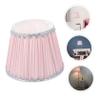 BUTIFULSIC Decorative Cloth Lamp Shade Pleated Design Easy Self-assembly Diffuse Lighting for Home for Living Room and Bedroom Bottom Opening view 2