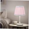 BUTIFULSIC Decorative Cloth Lamp Shade Pleated Design Easy Self-assembly Diffuse Lighting for Home for Living Room and Bedroom Bottom Opening view 4