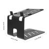 QUMIIRITY Speaker Desk Stand Metal Bookshelf Speaker Holder Monitor Riser Audio Cooling Rack for Home Office view 2