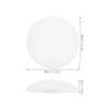 IWOWHERO Ceiling Lamp Covers Ceiling Lampshade Lighting Canopy for Bedroom Living Room view 2