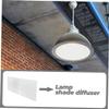 Uonlytech Acrylic Light Diffuser Pendant Shade Easy to Install Semi-transparent Lamp Cover for Led Ceiling Fixtures Softens Light and Reduces Glare view 2