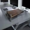 CIDS Monitor Stand Pine 1" Dark Walnut 30 x 11.25 x 6 TV Wood Bolts Riser Furniture Desk Assembled Made in USA New view 3