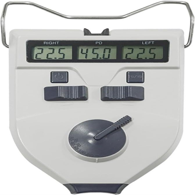 KANGJIEM Interpupillary Distance Measuring Instrument, Single and Binocular PD Meter, Binocular Interpupillary Distance: 45-82mm Adjustable, Absolute Error