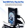 Shimbol Wireless Video Transmission System TP Max,Wireless Image HDMI Transmitter and Receiver 5GHZ 1000ft 1080P HD 0.07S Latency Dual HDMI Ports Aluminum Alloy Shell Fanless Design view 4