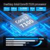 SJRC 19 Firewall Hardware Core i3 7100, LGA 1151, Rackmount 1U Router PC for VPN Server, 19 Inch Rack OPNsense Appliance with 8 x i226V 2.5GbE LAN, VGA, Barebone No RAM No SSD view 2