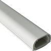 ZEJGLZRZ Cable Cover 2x1m Cable Trunking,Floor Molding Solution,Wall-Mounted Cable Concealer for TV Cables,Square Trunking,Cable Duct,Hide and Protect Cables and Avoid Risks-White||24.4x12.1mm view 1