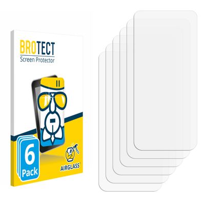 brotect Glass Screen Protector Film Compatible with Pax A920 MAX (6 Pack) - Glass-Foil 9H Protection [Scratch Resistant, High Clarity]