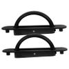 Homoyoyo 2pcs Modern Concealed Cabinet Pull Handles for Seamless Installation Kitchen and Furniture Sleek and User-Friendly Hidden Design view 1