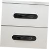 Homoyoyo 2pcs Modern Concealed Cabinet Pull Handles for Seamless Installation Kitchen and Furniture Sleek and User-Friendly Hidden Design view 2