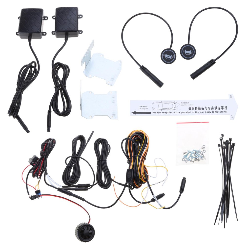 Blind SpotsDetection 24Ghz Millimeter WaveRadar Detection Reversing Change Lane Safe Rear Collision Warning