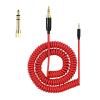 3.5mm 6.35mm Replacement Spring Cable Extension Cord for 700 45 QC35 QC35ii QC25 OE2 OE2i view 1