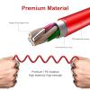 3.5mm 6.35mm Replacement Spring Cable Extension Cord for 700 45 QC35 QC35ii QC25 OE2 OE2i view 4