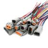 ARETV 2/3/4/6/8/12Pin Wiring Harness Connector Automotive Connector Waterproof Cable Plug DTM Series DTM04-2P DTM06-2S(3 Pin male set) view 2