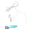 Homoyoyo Mini Karaoke Microphone Headphones for iOS Lightweight Phone Microphone for Singing and Voice Recording Dynamic Sound Sky view 1