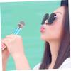 Homoyoyo Mini Karaoke Microphone Headphones for iOS Lightweight Phone Microphone for Singing and Voice Recording Dynamic Sound Sky view 3