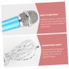 Homoyoyo Mini Karaoke Microphone Headphones for iOS Lightweight Phone Microphone for Singing and Voice Recording Dynamic Sound Sky view 4
