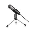 Abaodam USB and Play Microphone for Desktop Voice Chat Recording Device Tripod Stand for Video Conferences and Online Meetings Black view 2