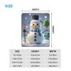 Mouses Pad Small Mouses Mat with Anti-Slip Rubber Base Happy Snowman Mouses Pads for Man Woman Computer Mouses pad for Wireless Mouses Keyboard Mat Gaming Desk Pad for Home 7 x 8.6 in view 2