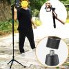 Retractable Monopod,Camera DSLR Monopod with Portable Aluminum Alloy Monopod 8 Sections 11 to 63in with Sponge Sheath for Camera DSLR, Selfie Stick, Hiking Stick view 2