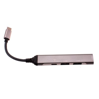 USB C Adapter 4-in-1 Hub PD Type-C Charger Port Compatible with Samsung Galaxy S24 FE, USB Splitter