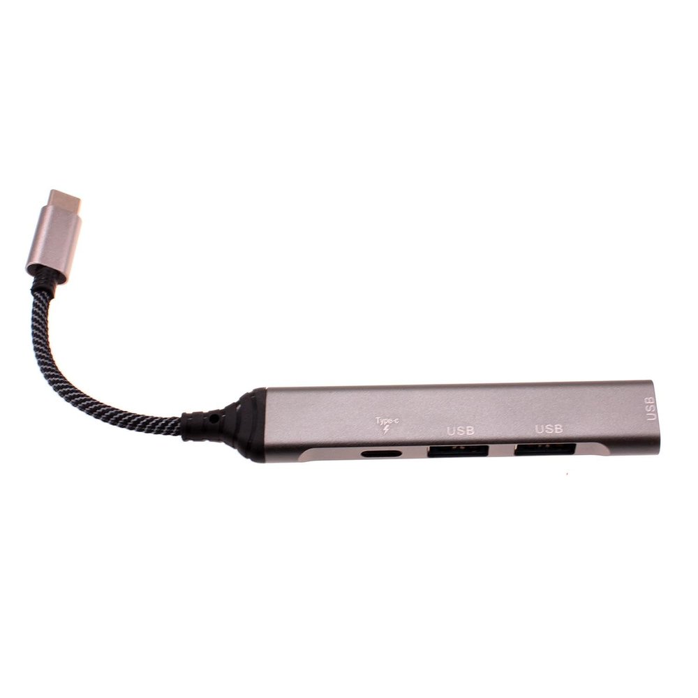 USB C Adapter 4-in-1 Hub PD Type-C Charger Port Compatible with Samsung Galaxy S24 FE, USB Splitter