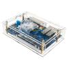 Acrylic Case for Banana PiR4 Board Transparent Shell and Cooling Fan Integrated 3D GPU Protections Box view 2