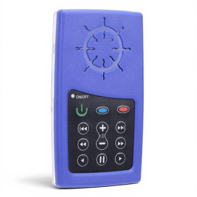 Electronic Holy Bible Audio Player for Seniors, and The Blind, Battery Powered, KJV with Light Music Background, , Italian Language Version (Blue)